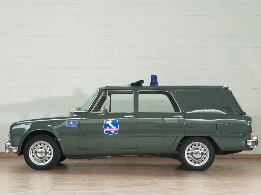  Alfa Romeo Giulia Super Polizia Speciale (105) 1967 года  (фото 4 из 8)